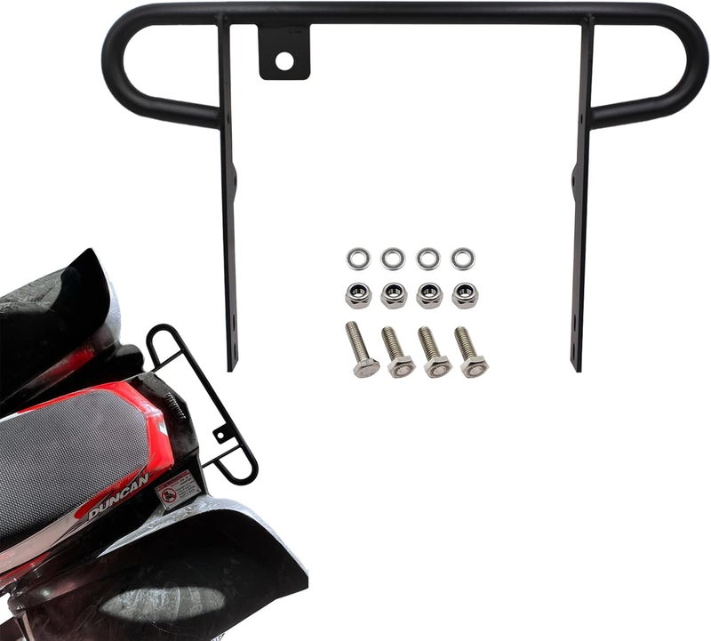 LOSTAR Rear Wide Grab Bar Bracket Bumper Compatible with 2006-2019 Honda TRX250EX TRX250X ATV - Image 1